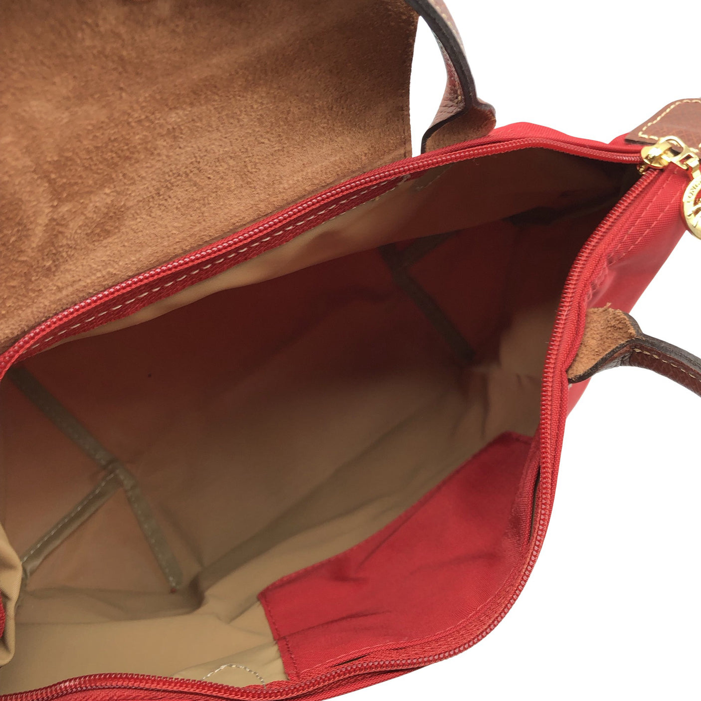 Unisex Longchamp - Käekott, suurus Mini - Punane (5)