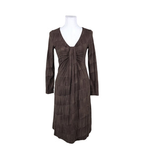 Unisex Nanso - Trikotaažist kleit, suurus 34 - Pruun (1)