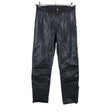 Unisex Mokka-Nappa - Nahkpüksid, suurus 36 - Must ()