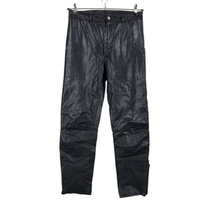 Unisex Mokka-Nappa - Nahkpüksid, suurus 36 - Must (1)