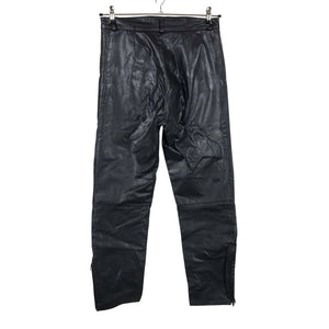 Unisex Mokka-Nappa - Nahkpüksid, suurus 36 - Must (2)
