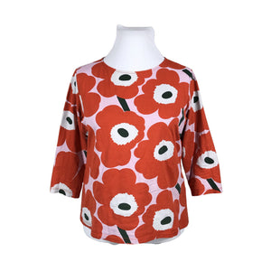 Unisex Marimekko - Trikotaažist pluus, suurus 42 - Oranž (1)
