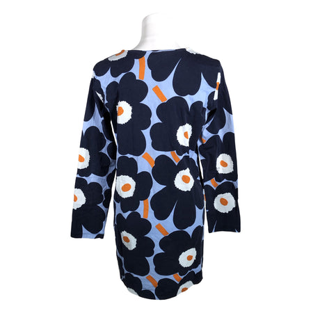 Unisex Marimekko - Trikotaažist kleit, suurus 38 - Sinine (2)
