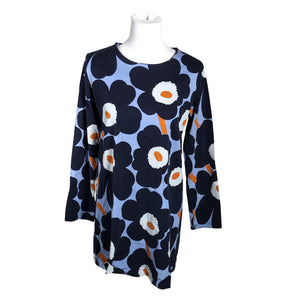 Unisex Marimekko - Trikotaažist kleit, suurus 38 - Sinine (1)