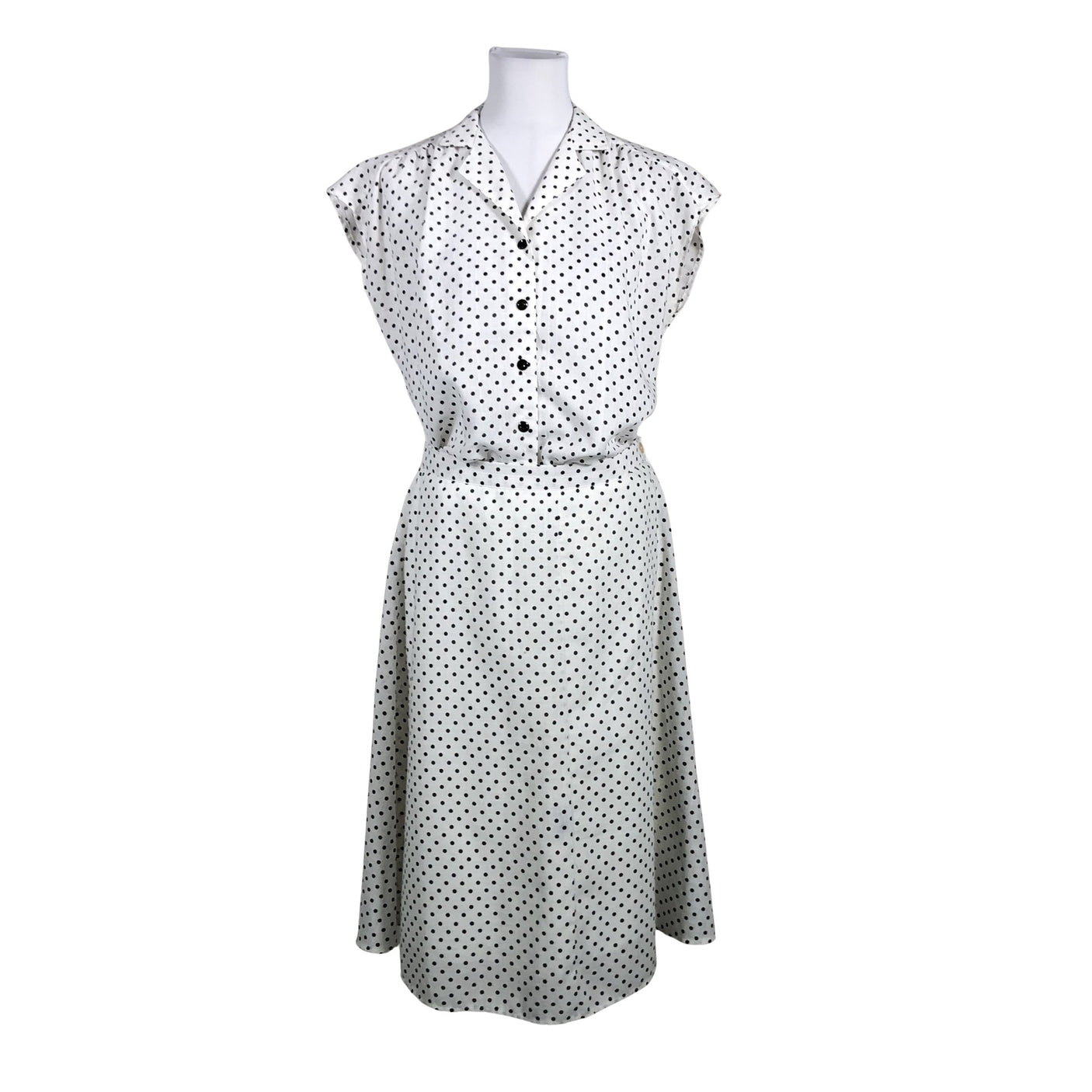 Unisex Figurette - Lühikeste käistega pluus, suurus 40 - Valge (1)