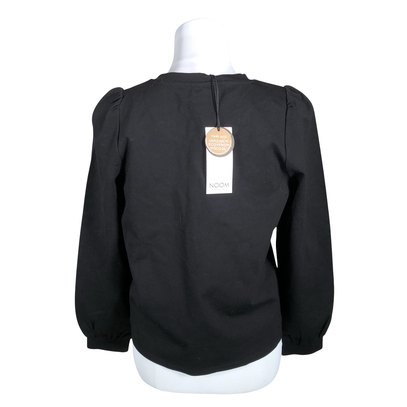 Unisex Noom - Trikotaažist pluus, suurus 36 - Must (2)