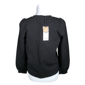 Unisex Noom - Trikotaažist pluus, suurus 36 - Must (2)