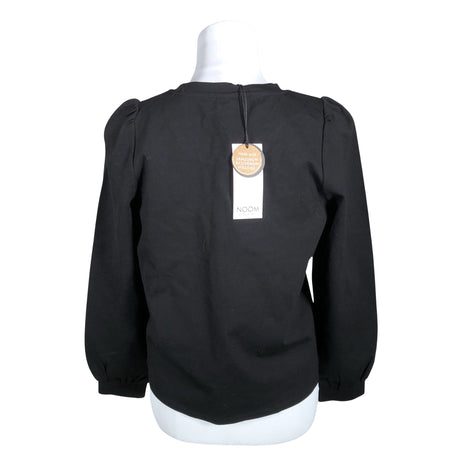 Unisex Noom - Trikotaažist pluus, suurus 36 - Must (2)