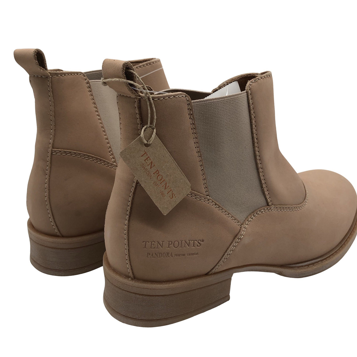 Unisex Ten Points - Poolsaapad, suurus 41 - Beige (3)