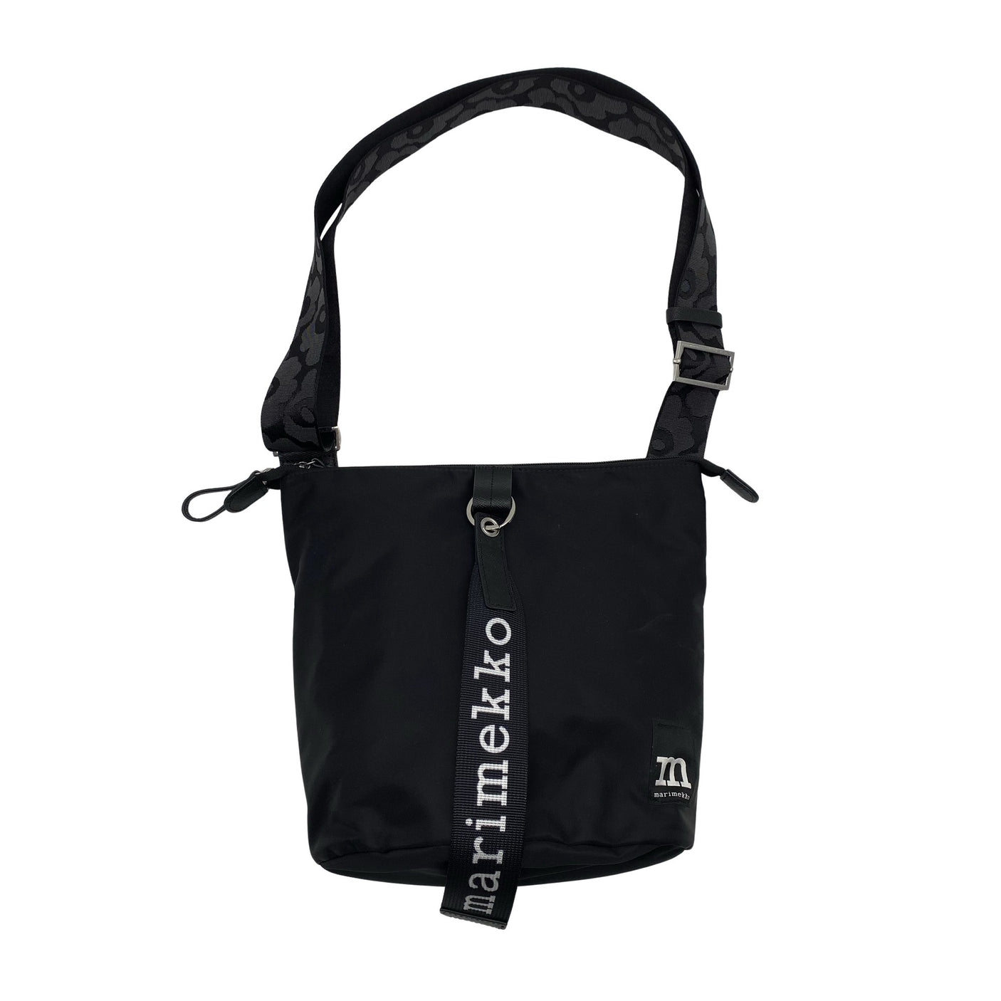 Unisex Marimekko - Õlakott, suurus Midi - Must (1)