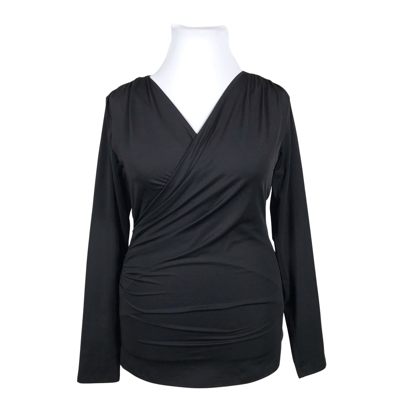 Unisex Rosemunde - Trikotaažist pluus, suurus 42 - Must (1)