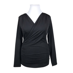 Unisex Rosemunde - Trikotaažist pluus, suurus 42 - Must (1)