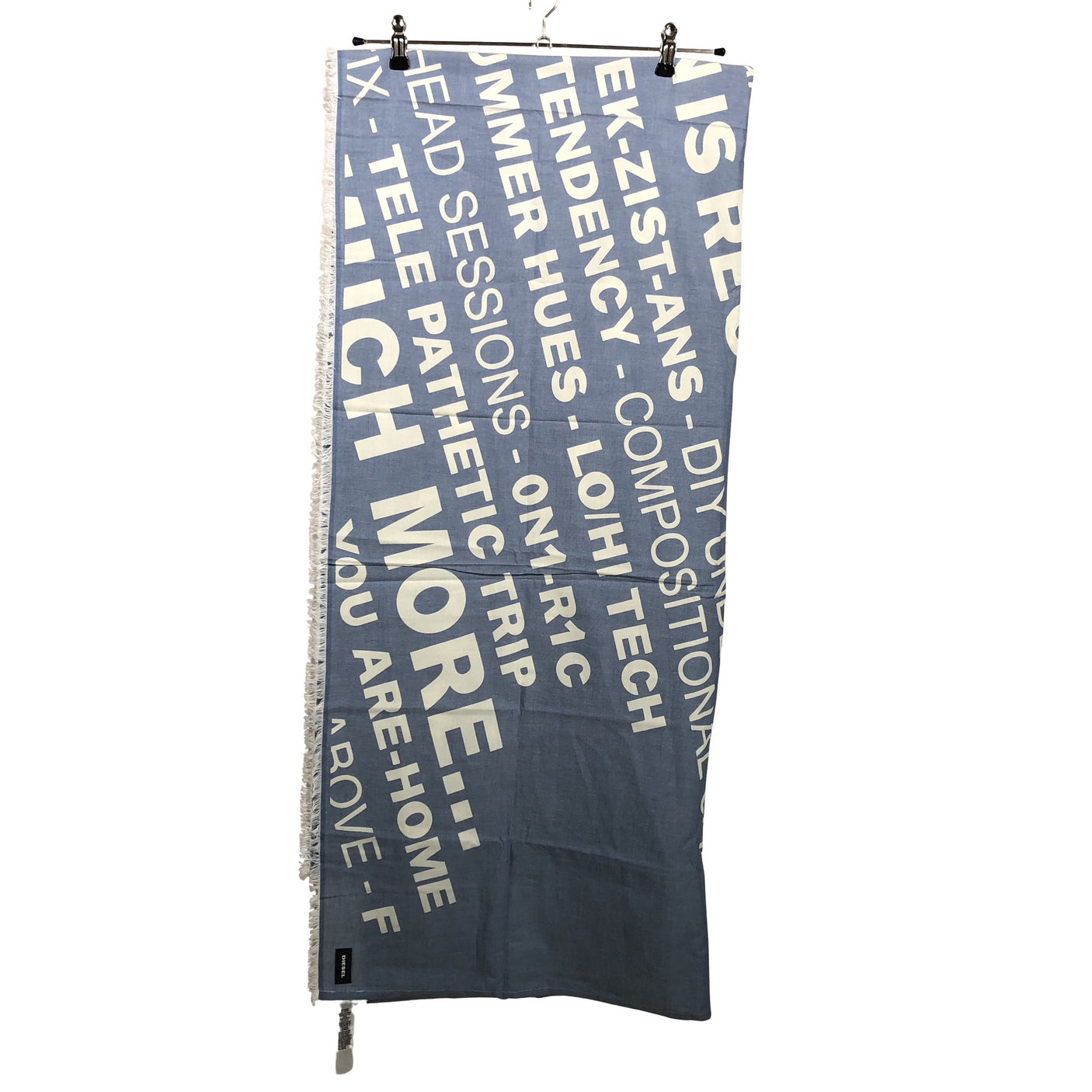 Unisex Diesel - Õhuke sall, suurus Maxi - Sinine (2)