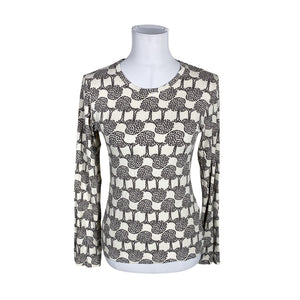 Unisex Nanso - Trikotaažist pluus, suurus 38 - Looduslik valge (1)