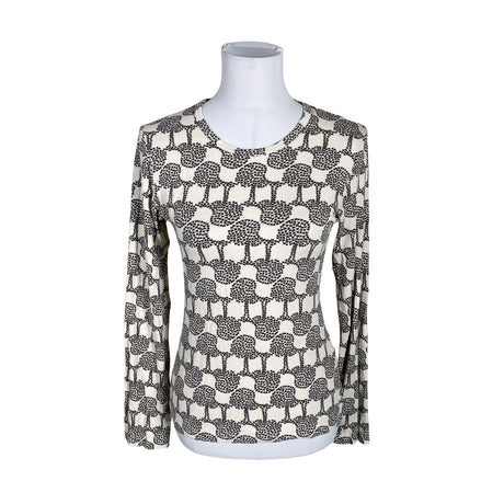 Unisex Nanso - Trikotaažist pluus, suurus 38 - Looduslik valge ()