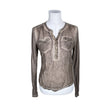 Unisex Cream - Trikotaažist pluus, suurus 38 - Pruun ()