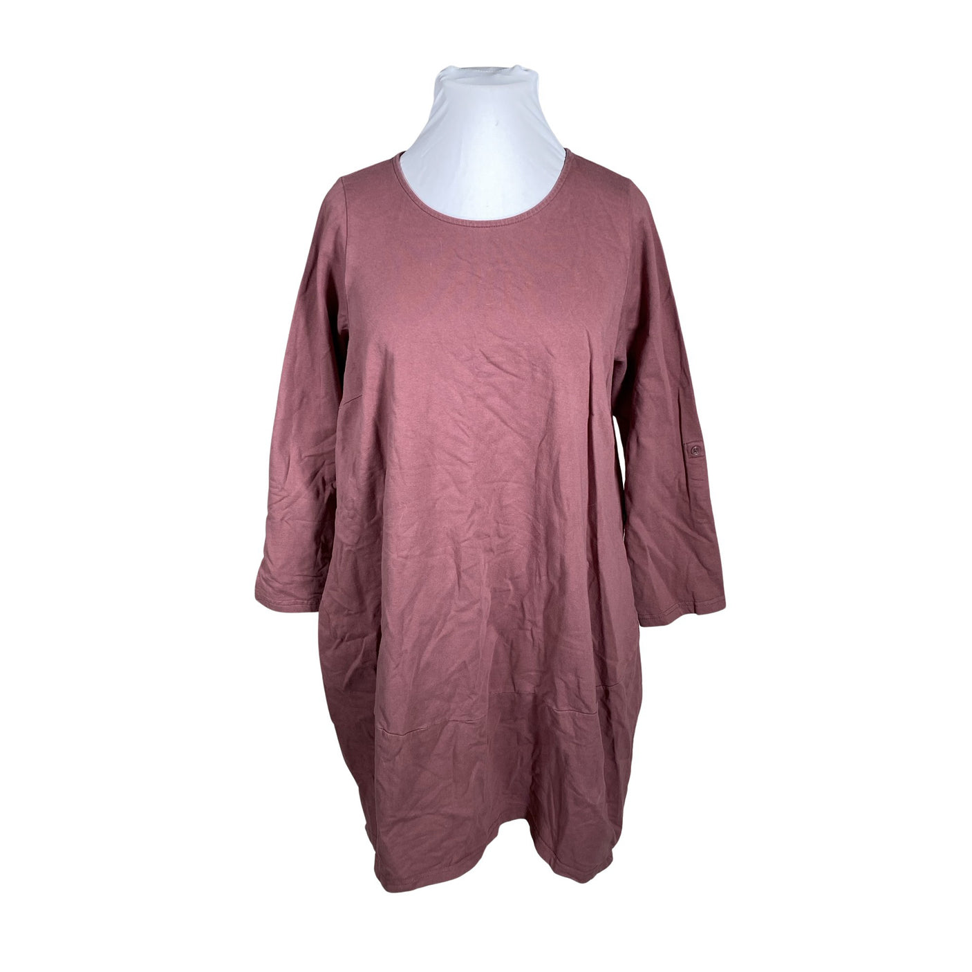 Unisex Zizzi - Dressikangast kleit, suurus 46 - Heleroosa (1)
