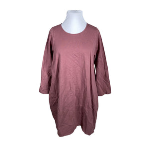 Unisex Zizzi - Dressikangast kleit, suurus 46 - Heleroosa (1)