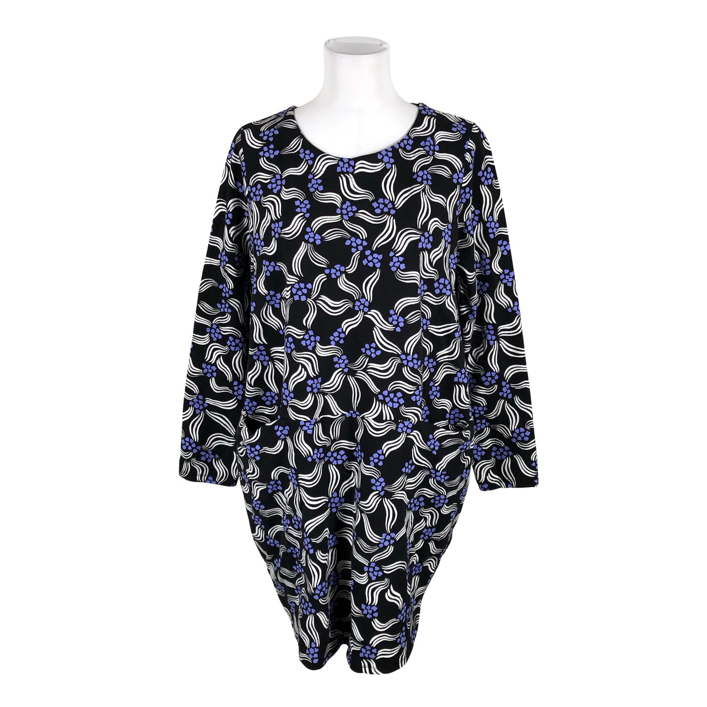 Unisex Nanso - Trikotaažist kleit, suurus 40 - Must (1)