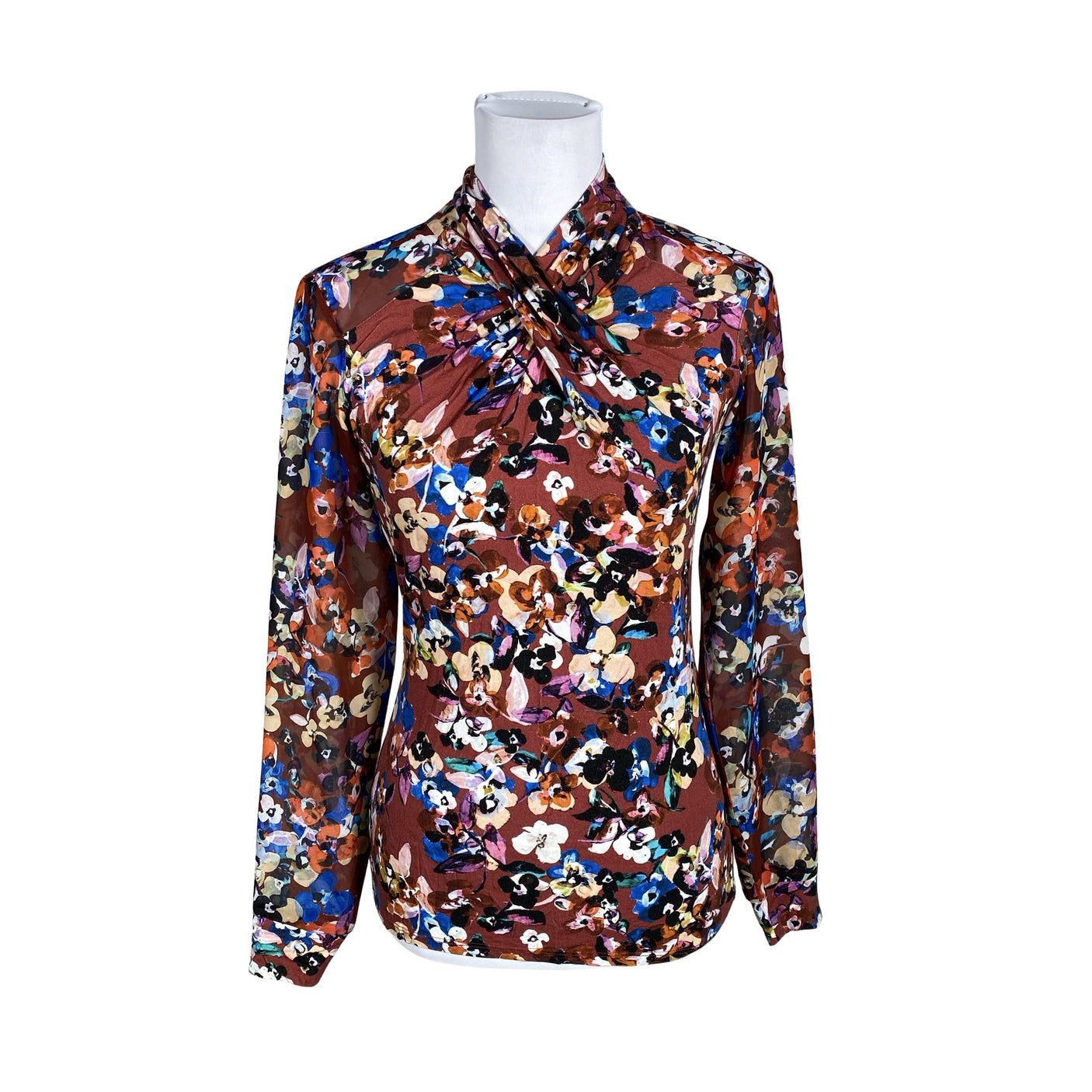 Unisex Karen Millen - Pluus, suurus 38 - Pruun (1)