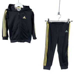 Unisex Adidas - Soojendusjope, suurus 98 - 104 - Must (1)
