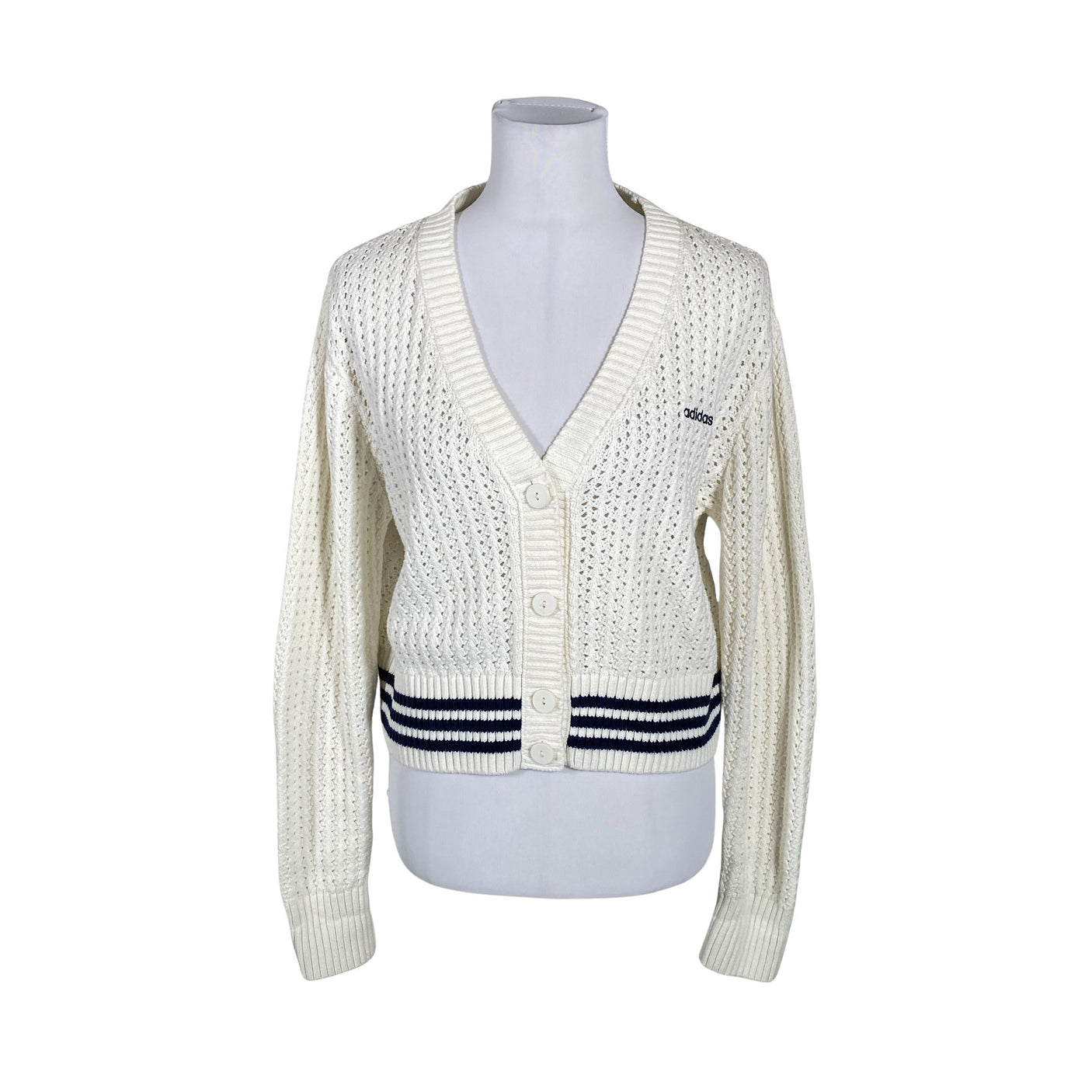 Unisex Adidas - Kardigan, suurus 38 - Valge (1)