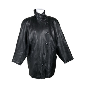 Unisex Mokka- ja Nahkapuku Kokkola - Nahktagi, suurus 38 - Must (1)