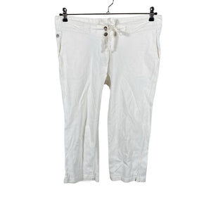 Unisex The Earth Collection - Mittevenivad poolpikad püksid, suurus 44 - Valge (1)