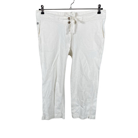 Unisex The Earth Collection - Mittevenivad poolpikad püksid, suurus 44 - Valge ()
