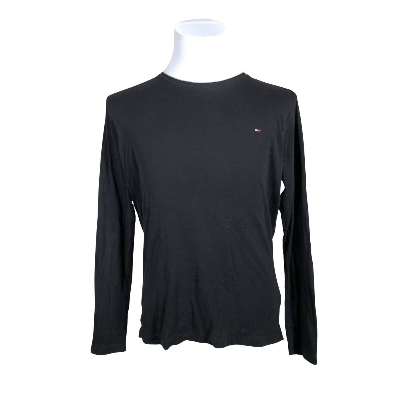 Unisex Tommy Jeans (Tommy Hilfiger) - Trikotaažist pluus, suurus L - Must (1)