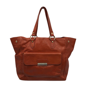 Unisex Massimo Dutti - Käekott, suurus Maxi - Oranž (4)