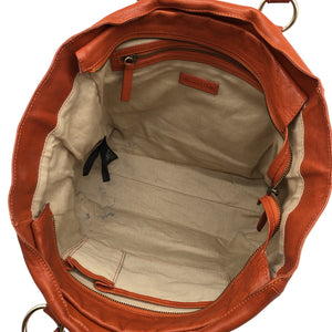 Unisex Massimo Dutti - Käekott, suurus Maxi - Oranž (3)
