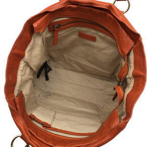 Unisex Massimo Dutti - Käekott, suurus Maxi - Oranž (2)