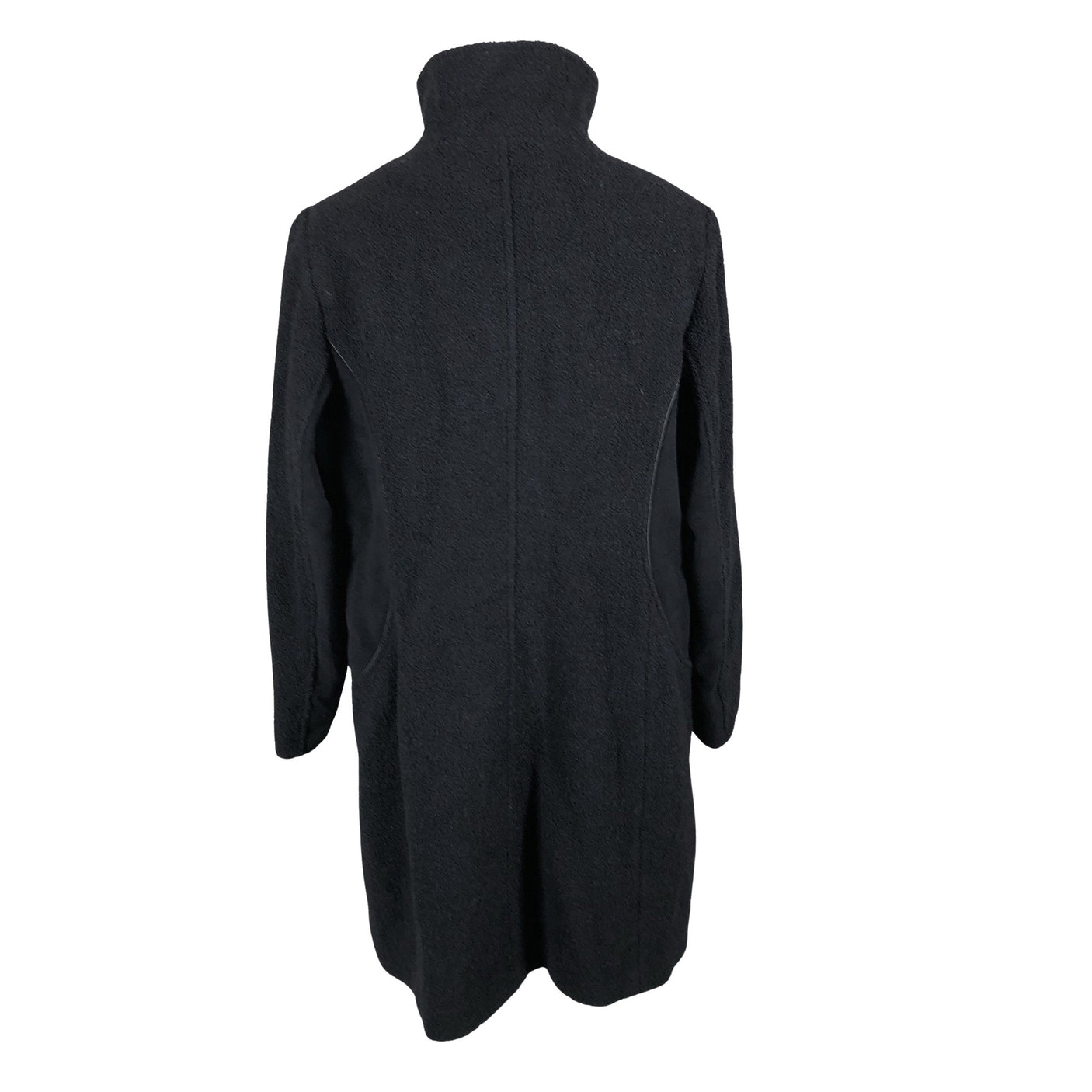 Unisex Scandinavian Look - Villane mantel, suurus 48 - Must (2)