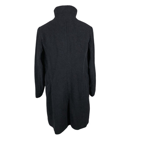 Unisex Scandinavian Look - Villane mantel, suurus 48 - Must (2)
