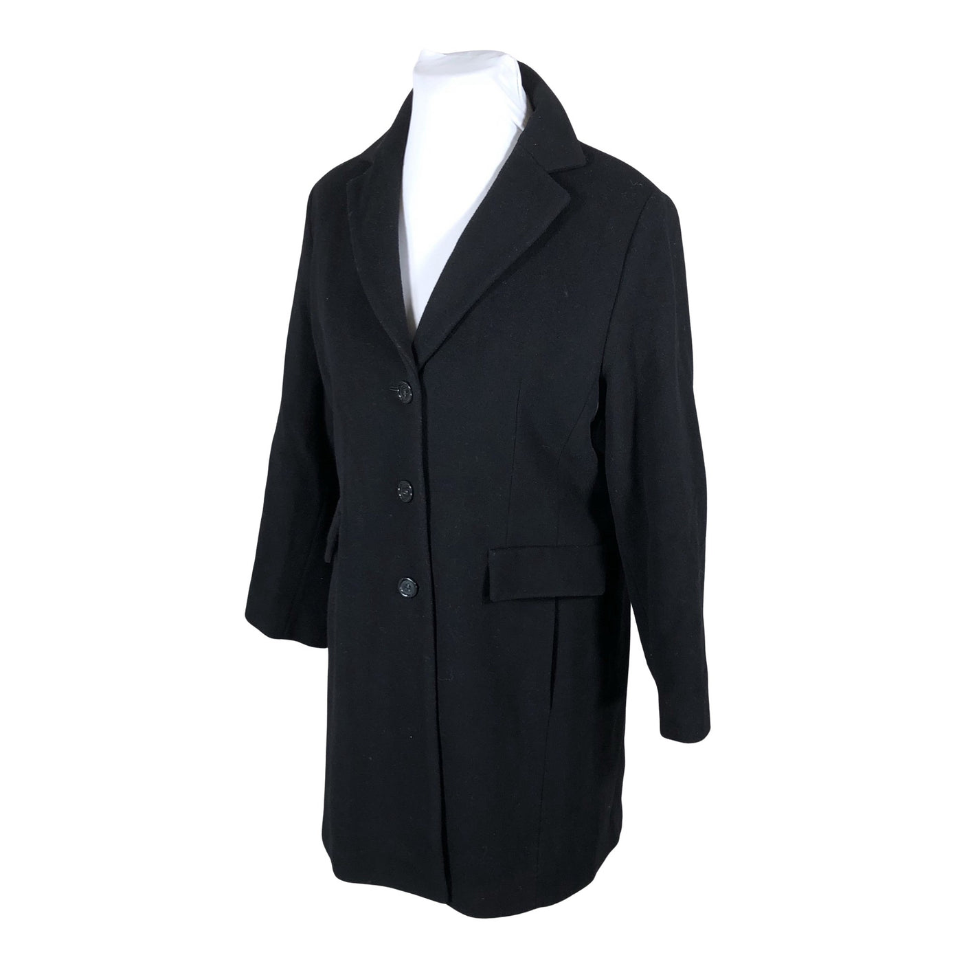 Unisex Ril's - Villane mantel, suurus 44 - Must (3)