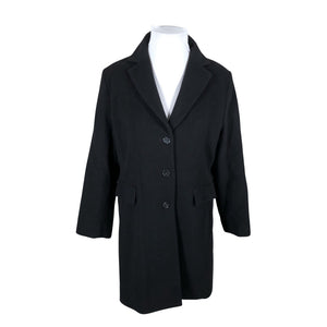 Unisex Ril's - Villane mantel, suurus 44 - Must (1)