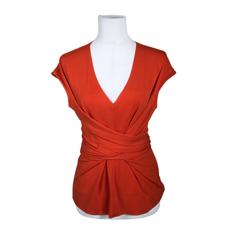 Unisex by Malene Birger - Lühikeste käistega pluus, suurus 32 - Punane ()