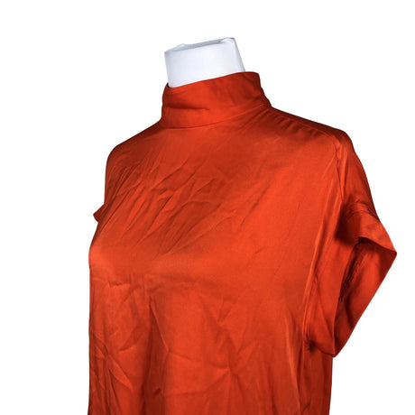 Unisex by Malene Birger - Lühikeste käistega pluus, suurus 36 - Punane (2)