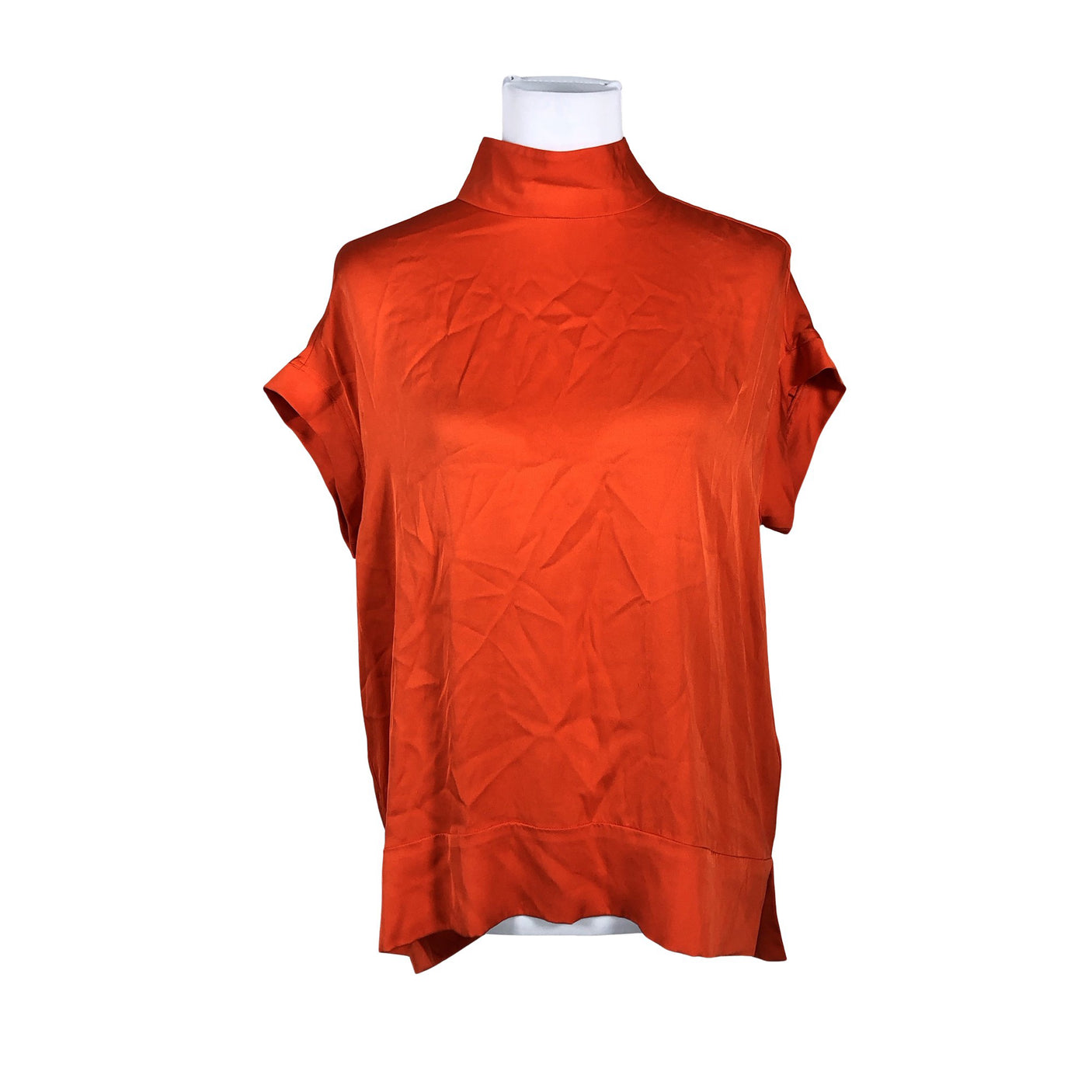 Unisex by Malene Birger - Lühikeste käistega pluus, suurus 36 - Punane (1)