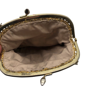 Unisex Handmade - Käekott, suurus Mini - Kuld (2)
