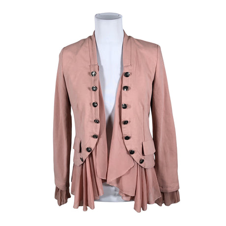Unisex Chica London - Dressikangast jakk, suurus 40 - Heleroosa ()