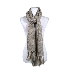 Unisex Handmade - Õhuke sall, suurus Maxi - Hall (1)