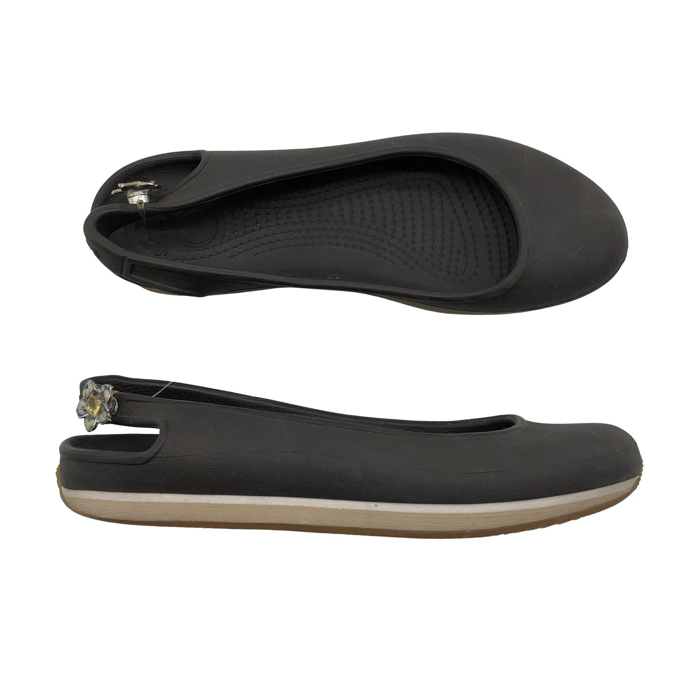 Unisex Crocs - Baleriinad, suurus 37 - Pruun (1)
