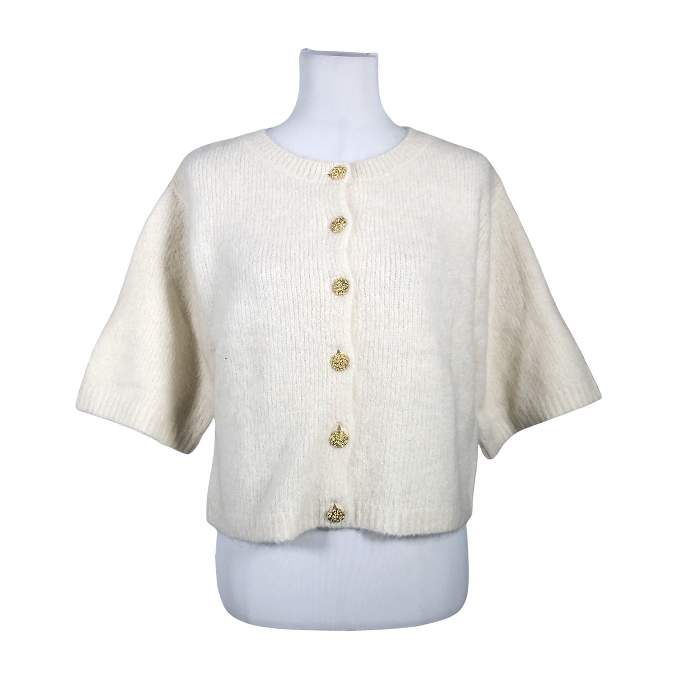 Unisex Rue de Femme - Kardigan, suurus 36 - Looduslik valge (1)