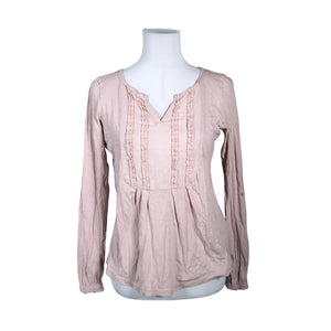 Unisex Esprit - Trikotaažist pluus, suurus 34 - Heleroosa (1)