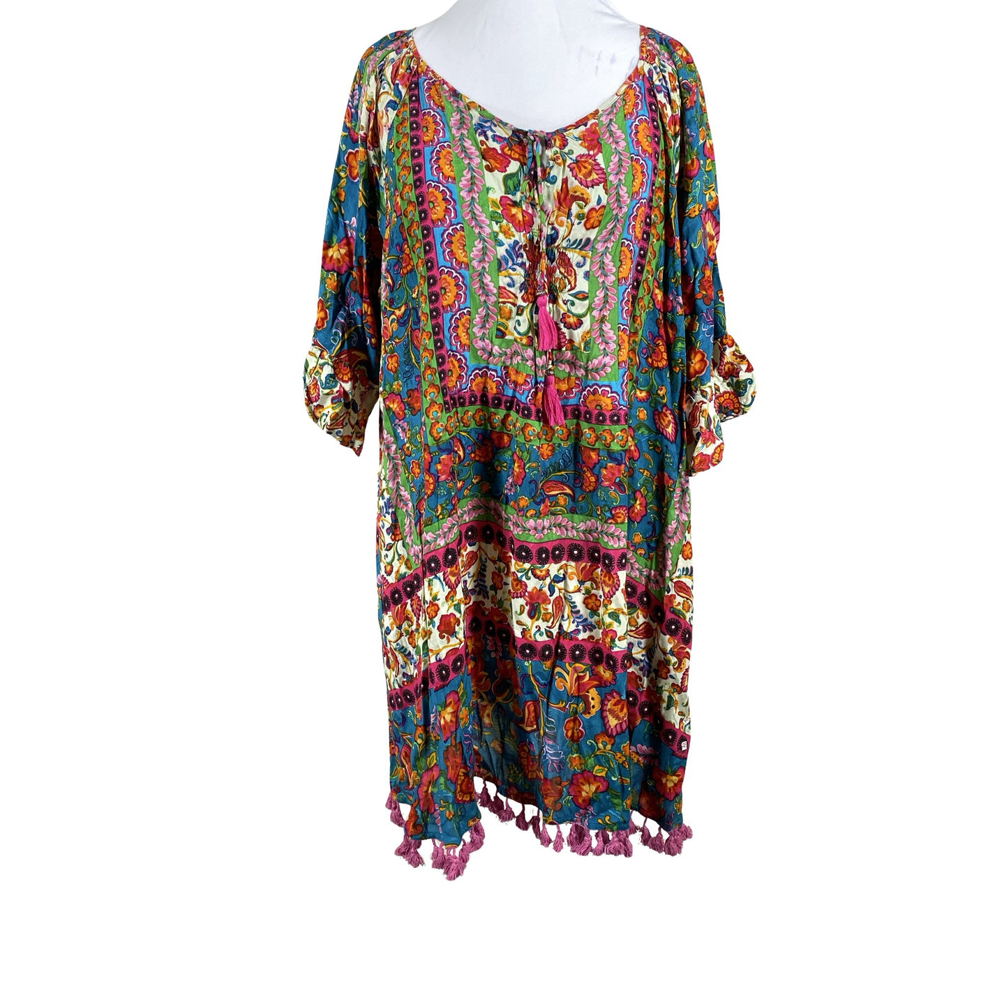 Unisex Orientique - Õhuke kleit, suurus 50 - Sinine (1)