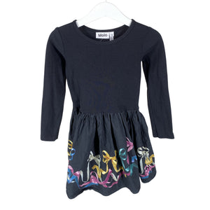 Unisex Molo Kids - Trikotaažist kleit, suurus 98 - 104 - Must (1)