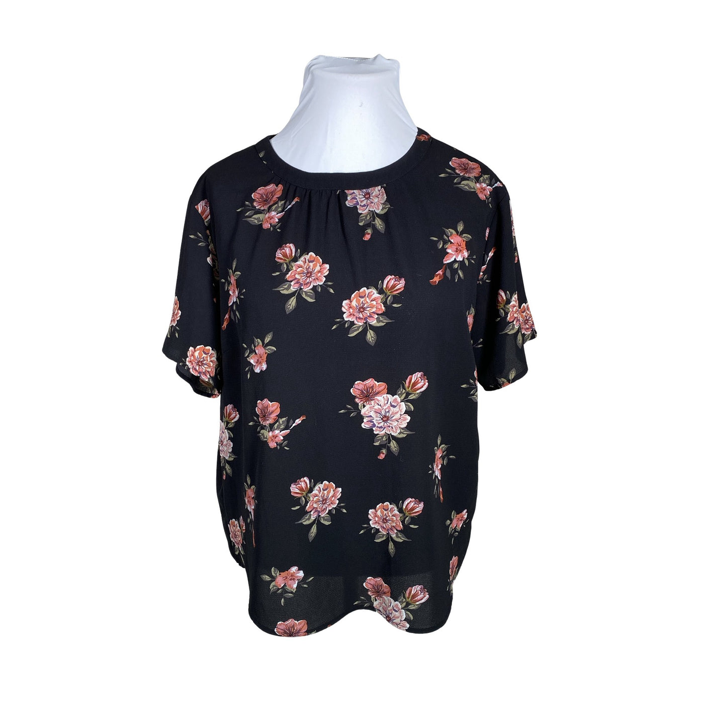 Unisex b.Young - Lühikeste käistega pluus, suurus 46 - Must (1)