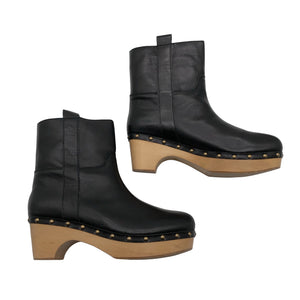 Unisex Friis&Company - Poolsaapad, suurus 41 - Must (1)